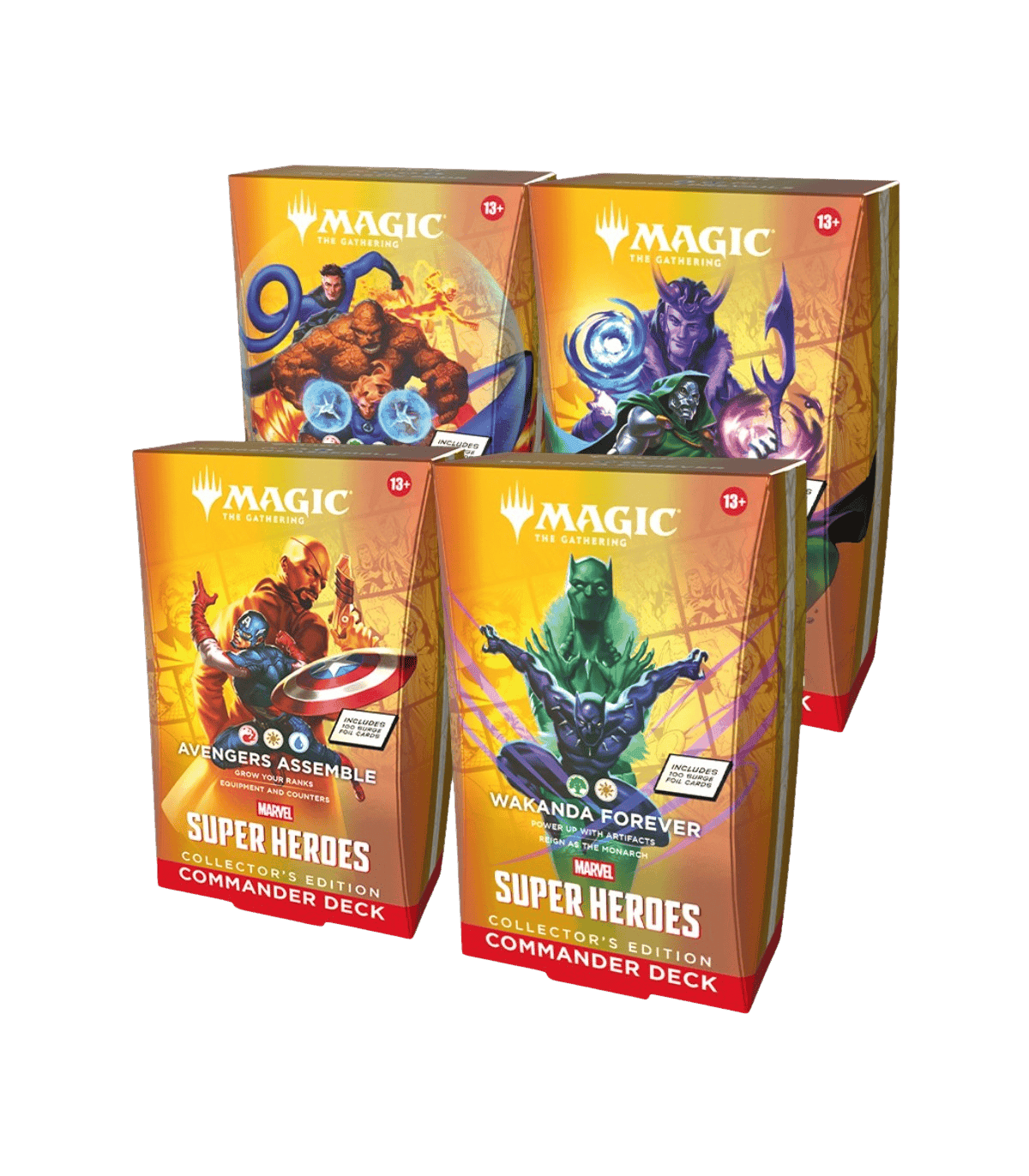 Collector Commander Deck -SUPER HEROES EN