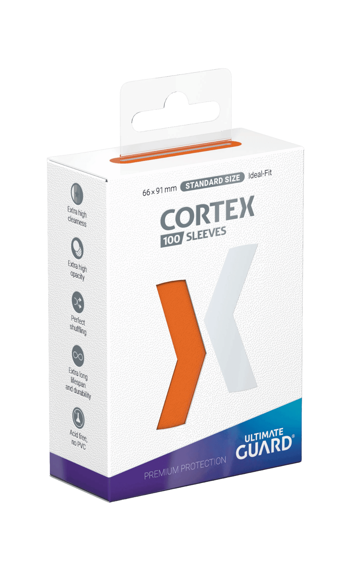 Ultimate Guard Cortex Sleeves Standard Size (100) - Orange